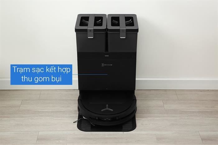 Robot hút bụi lau nhà Ecovacs Deebot T50 Pro Omni - Trắng/Đen
